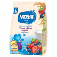 Nestlé Kaszka mleczno-ryżowa truskawka-jagoda dla niemowląt po 6. miesiącu 230 g