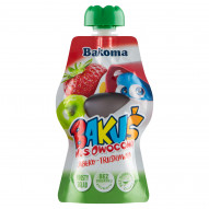 Bakoma Bakuś Mus owocowy jabłko-truskawka 90 g
