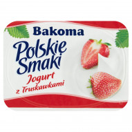 Bakoma Polskie Smaki Jogurt z truskawkami 120 g