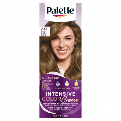 Palette Intensive Color Creme Farba do włosów w kremie 7-0 (N6) średni blond