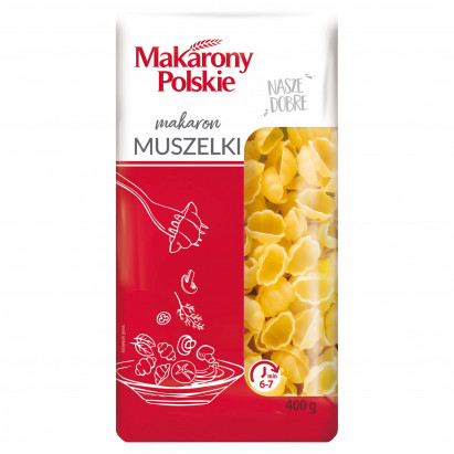 Makarony Polskie Makaron muszelki 400 g