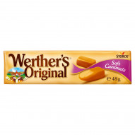 Werther's Original Soft Caramels Miękkie karmelowe cukierki toffi 48 g