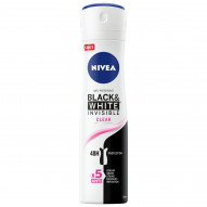 Nivea Black&White Invisible Clear Antyperspirant dla kobiet w spray'u 150 ml