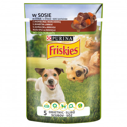 Friskies Karma dla psów z jagnięciną i marchewką 100 g