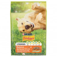 Friskies Balance Karma dla dorosłych psów z mieszanką kurczaka wołowiny i warzywami 500 g